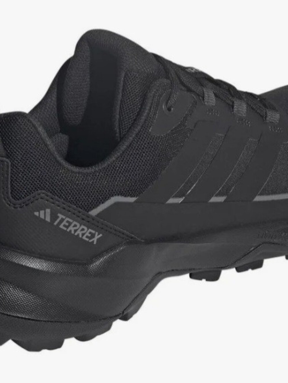 Men's Black Trail Sneakers ADIDAS - All Black Athletic Shoes - Picture 9 of 11